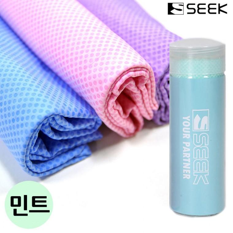 SEEK 스포츠타올 프리미엄 엠보싱 습식 대형 PVC (민트) (ALL-04)