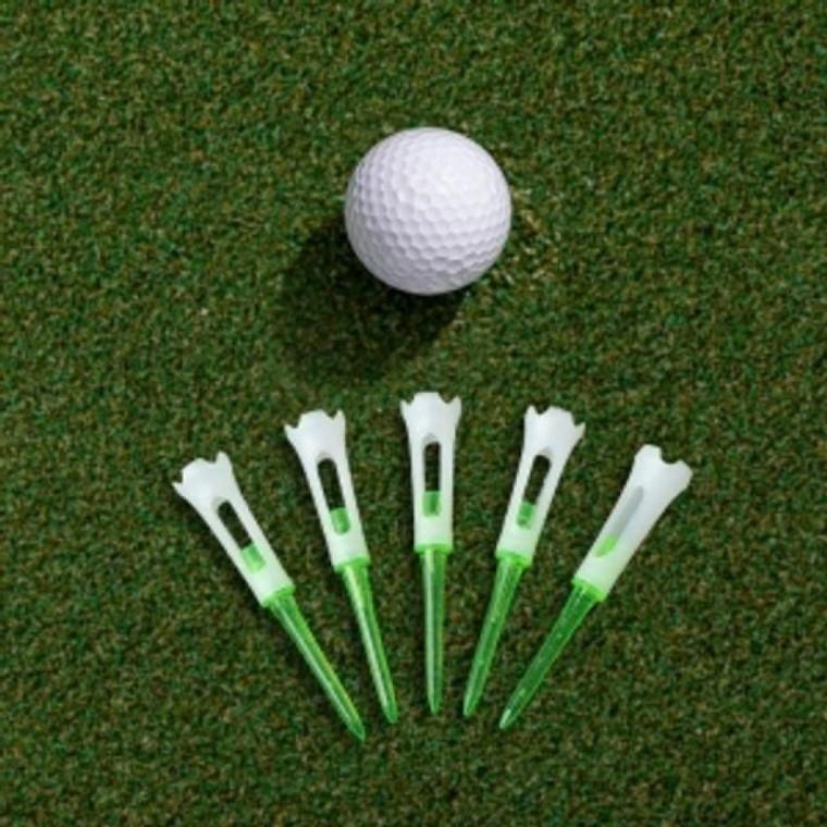 클리어골프티25개입(롱롱티83mm)(그린)티꽂이