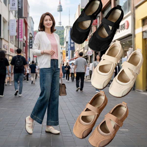 LHA_IT 잇템메쉬밴딩단화