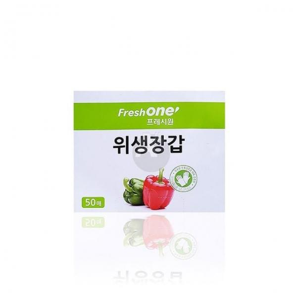 bns 프레시원 위생장갑 50매입 X 25개 일회용 비닐장갑