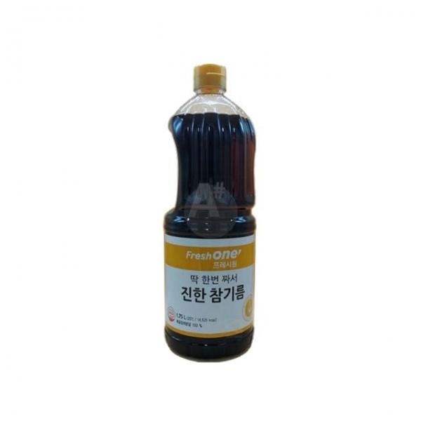 bns 프레시원 진한 참기름 1.75L X 3개 대용량 식자재