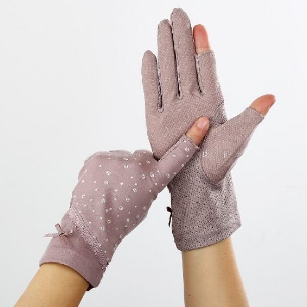 여성 자외선차단 반장갑 스마트폰터치 운전장갑 여름 손가락장갑 메쉬장갑 쿨장갑 스포츠장갑