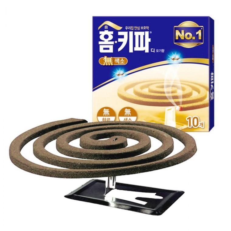 무색무향 황색 홈키파 모기향10개 받침대2개