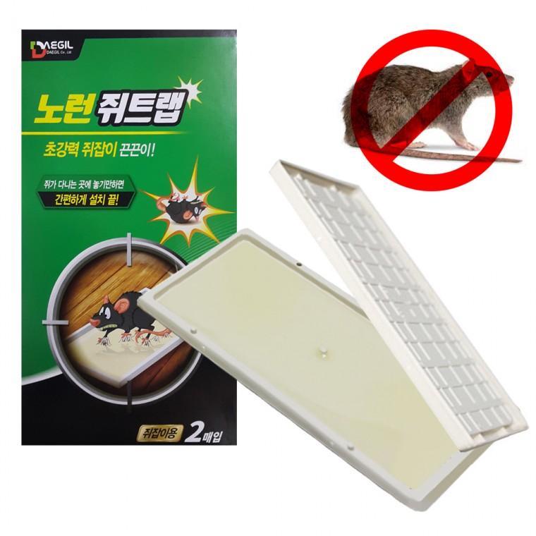 노런 초강력 쥐덫 끈끈이트랩 2매
