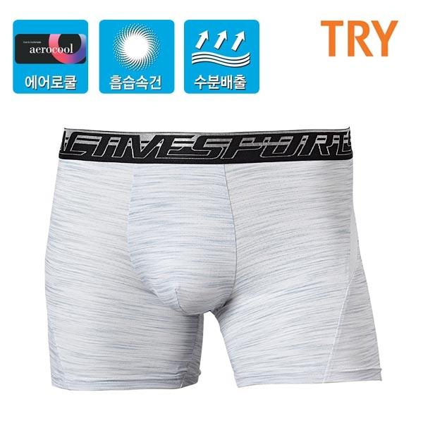 TRY 남성 에어로쿨 폴리메쉬 쿨액티브 남자팬티
