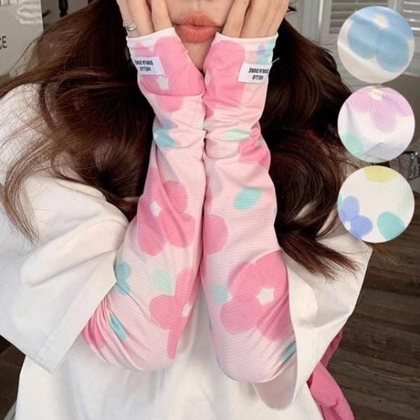 조리카 아이스실크 쿨링 선스크린 자외선 차단 손팔 토시