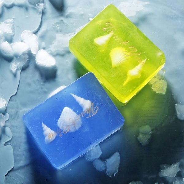 멘톨 3% 쿨 샤워바 X2개 쿨비누 샤워용 쿨링 피지제거