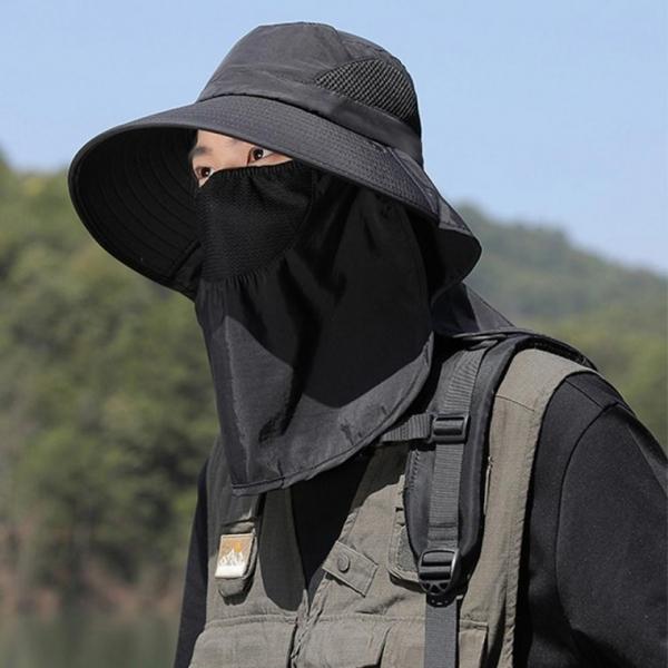 얼굴커버 자외선차단 버킷햇