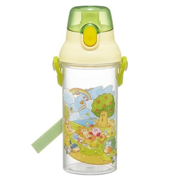 별의커비 클리어 원터치 물병 480ml 어깨끈 포함 캐릭터