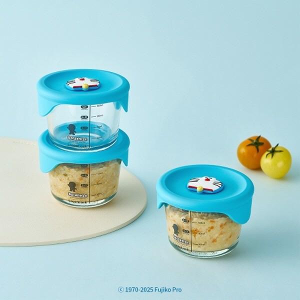 락앤락 도라에몽 바로한끼 이유식용기 230ml 3P세트 전자렌지용