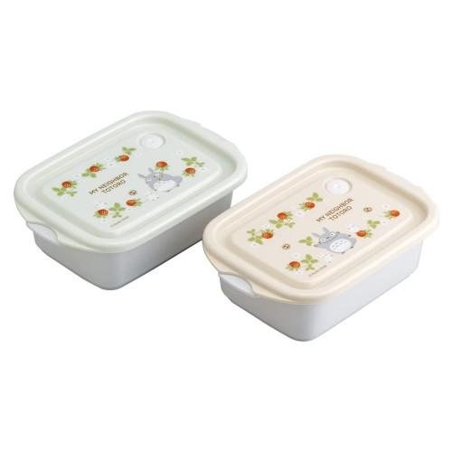 이웃집 토토로 산딸기 간편 보관용기 2종세트 500ml / 반찬통 항균+