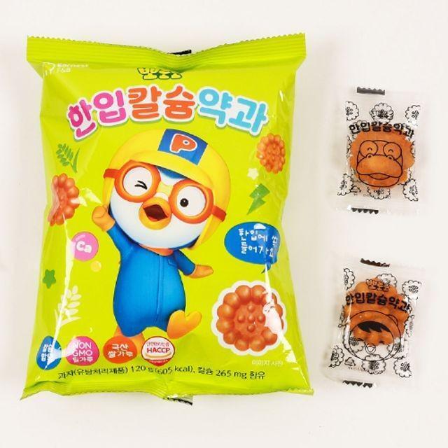아이 간식 꼬과 유아 유아과자 미니약과 뽀로로약과 미니꿀약과 뽀로로 한입 칼슘약과