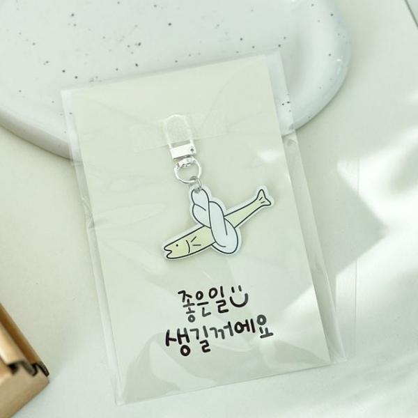 WL 모드잇 차량용 액막이 명태 키링 오너먼트 인형 미니 북어 악세사리 새차 무사기원 신년선물