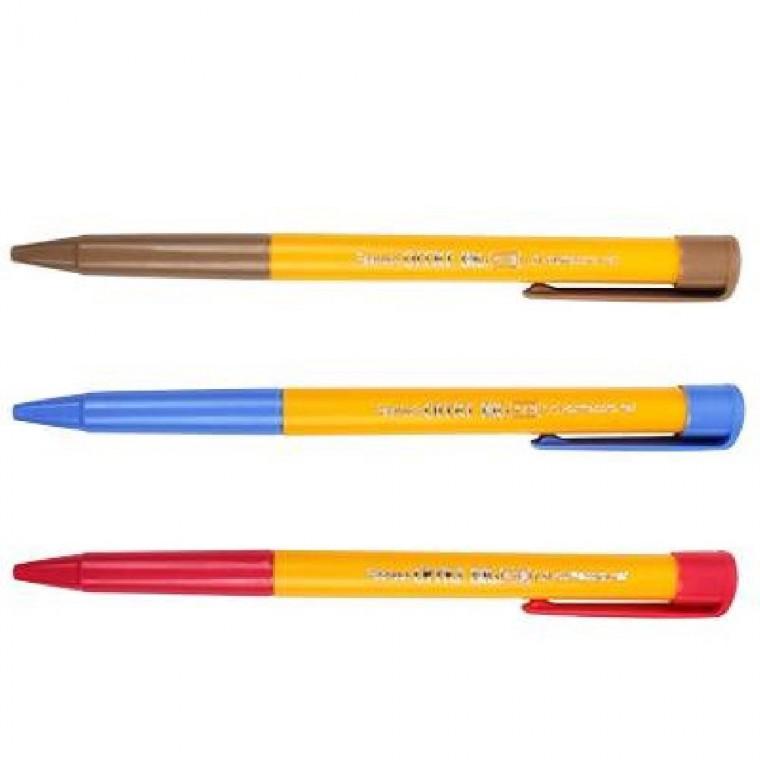 (1.0mm) 유성펜 컬러펜 똑딱이펜 필기용펜 단색펜 색깔펜