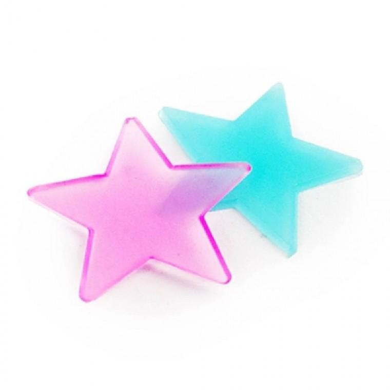 (100P) 3cm 별스티커 야광별 데코스티커 놀이스티커 야광스티커