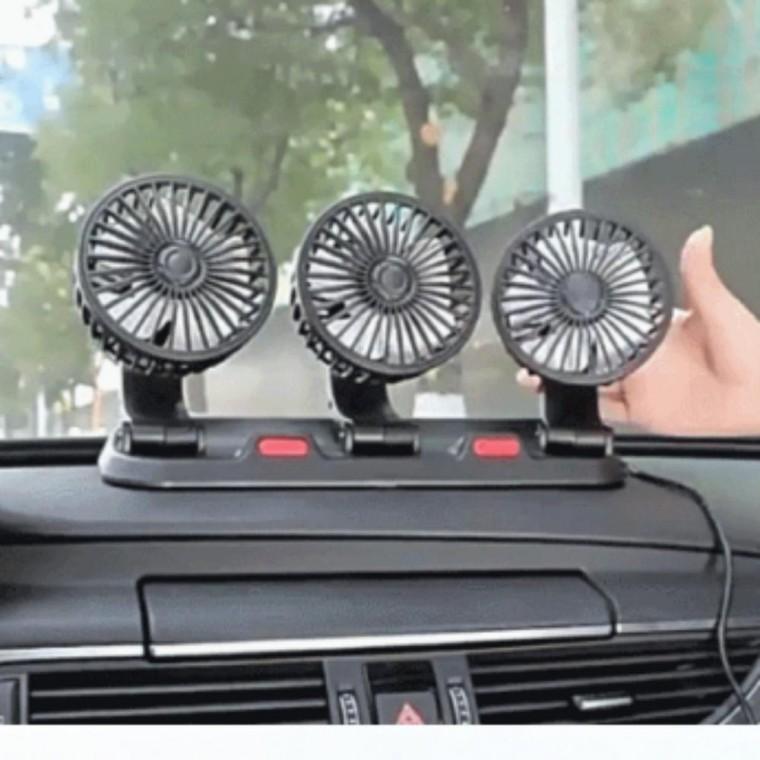 차량용선풍기 자동차 화물차 USB 3구 써큘레이터 선풍기