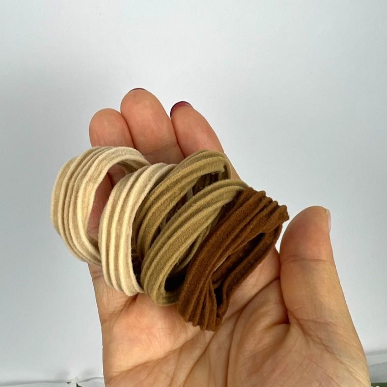 짱짱한 여성 올림머리 헤어끈 5P