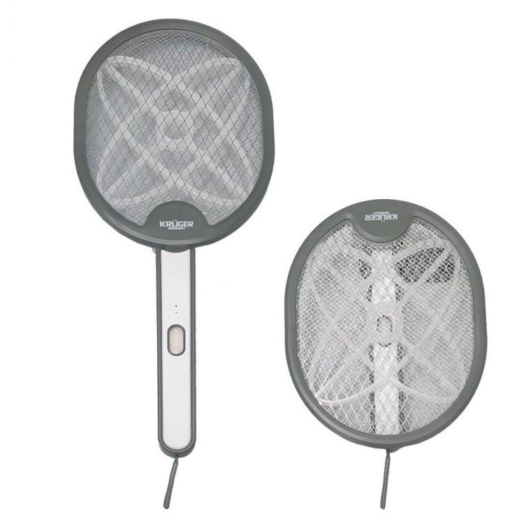 벽걸이 전기모기채 해충퇴치기 전격포충기 USB 회전접이식 모기채