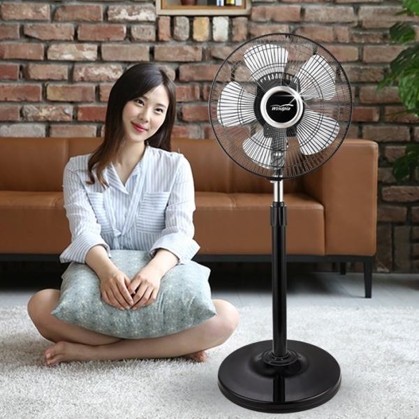 5엽 키높이 33cm 스탠드선풍기 서큘레이터 써큘레이터 사은품 선물세트 판촉물 답례품 선풍기 사무실선풍기