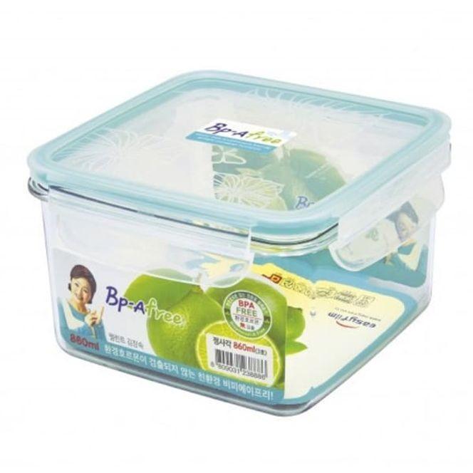 트라이탄 밀폐용기 냉장고 반찬통 찬통 정사각 860ml