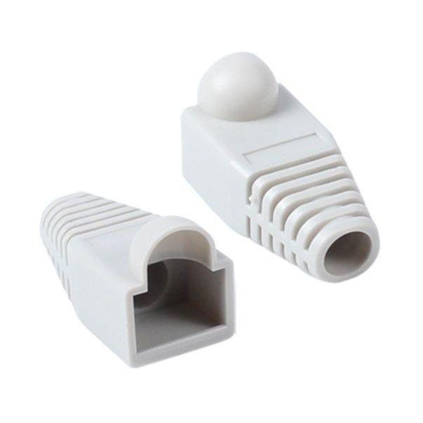 RJ 45 통부트 6파이 그레이 100개 보호캡