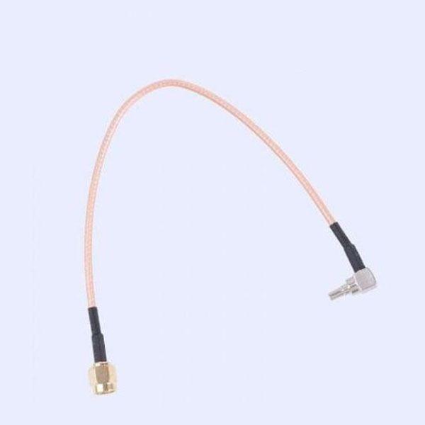 Coms 안테나 변환 케이블SMA(M) to CRC9(M) 꺾임 20CM