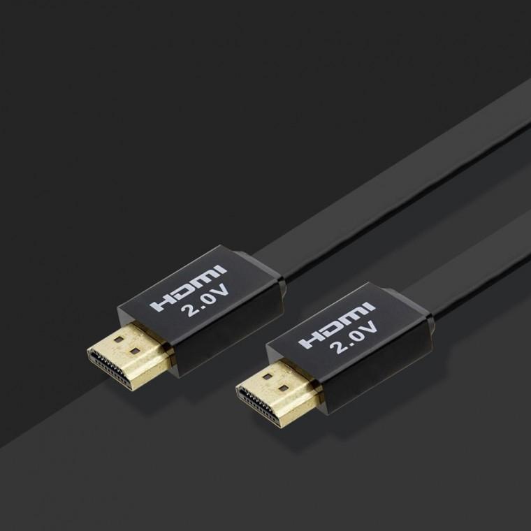 Coms HDMI 2.0 케이블 4K2K 60Hz 24K 골드 플랫 3M