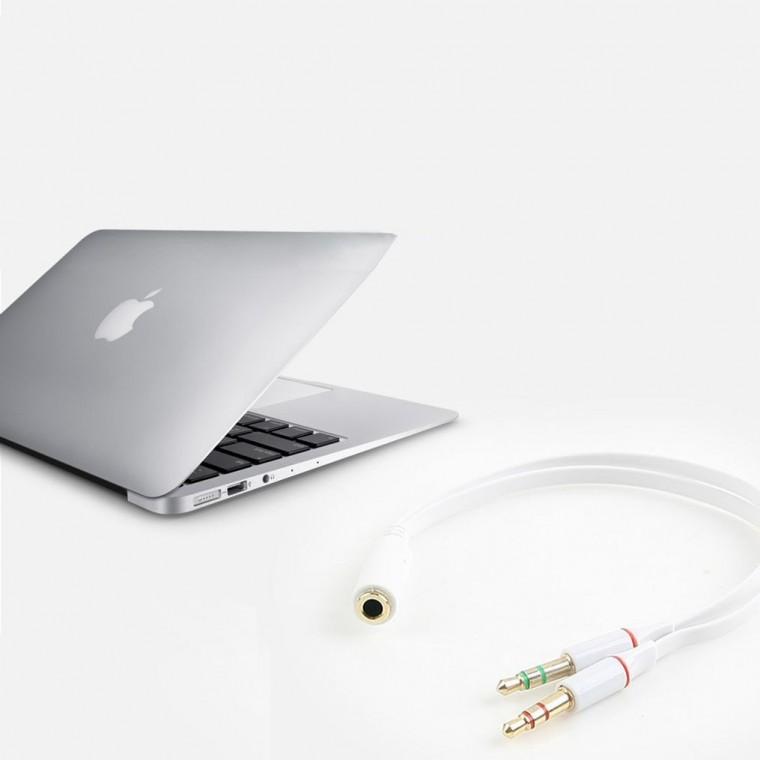 스테레오 젠더 Y형 3.5F Mx2 10cm 스테레오 화이트