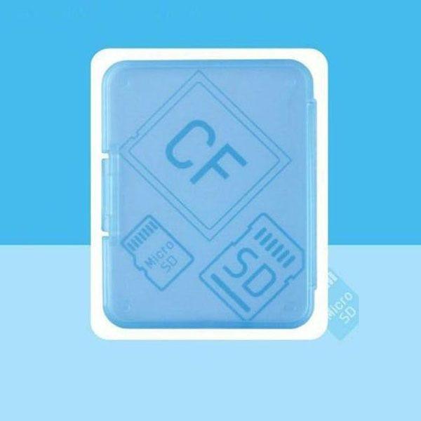 메모리 카드 케이스 SD 카드 보관함 홀더 블루 6mm