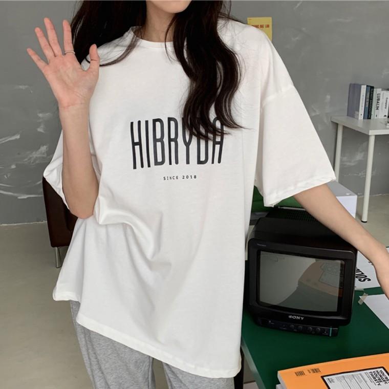 F007531 박시티 나염반팔티 루즈핏 반팔면티셔츠