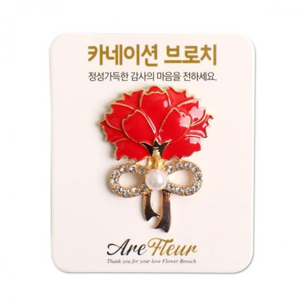 카네이션브로치 스승의날 어버이날카네이션 선물 꽃