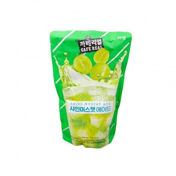 카페리얼 샤인머스켓 에이드 230ml 파우치
