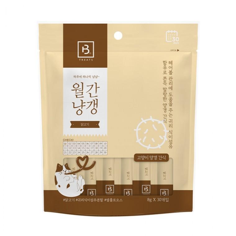 브리더랩 월간냥갱 [닭고기] 30개입 고양이간식