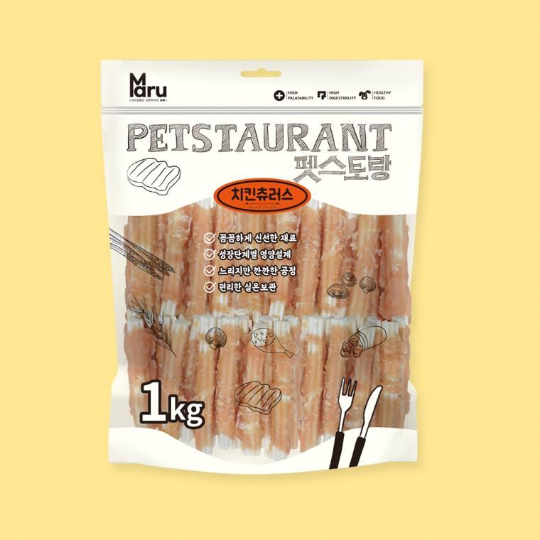 마루 펫스토랑 치킨츄러스 실중량 1kg