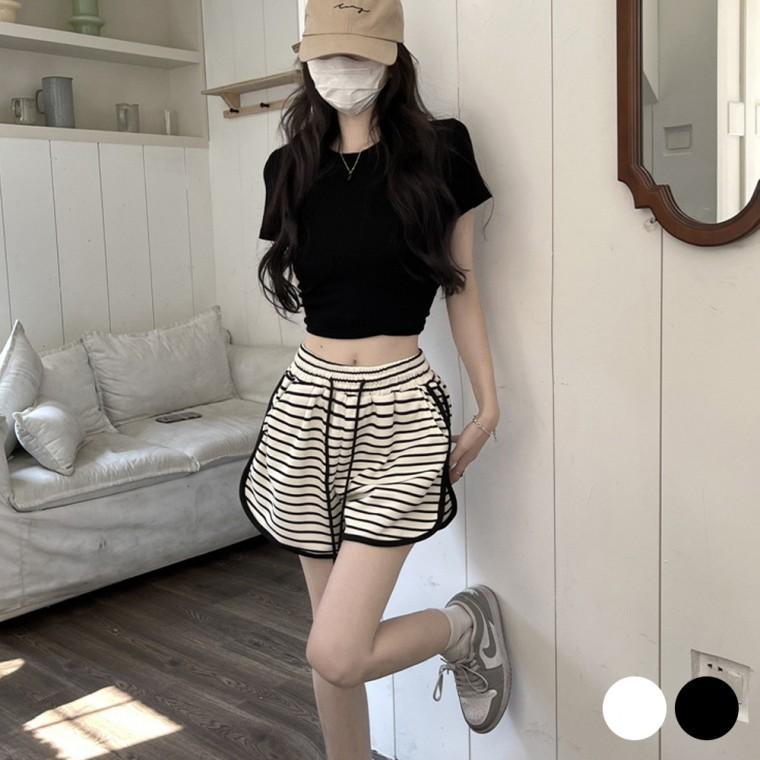 비치반바지 기능성반바지 잔스트라이프 옆라인 반바지 URD-340
