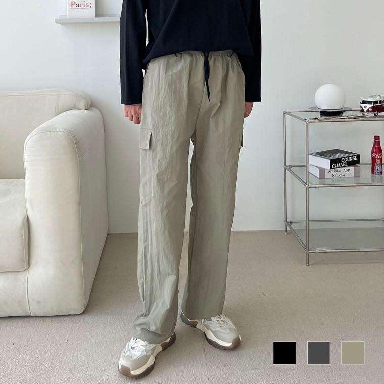 남자통바지 남성통바지 코븐 남자 나일론 카고 와이드 팬츠 SD-220974
