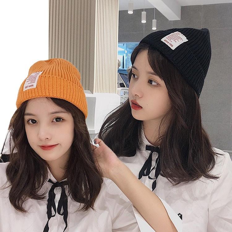 와치캡 골무모자 여성 와펜 니트비니 ELM-059