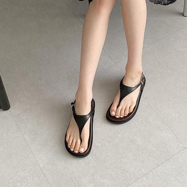 슬리퍼 여자끈샌들 샌들 여름샌들 힐 가을 끈샌들 뮬