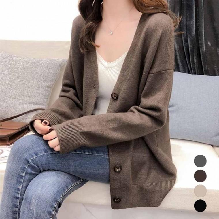 가디건 카디건 여성 베이직 가디건 URK-060