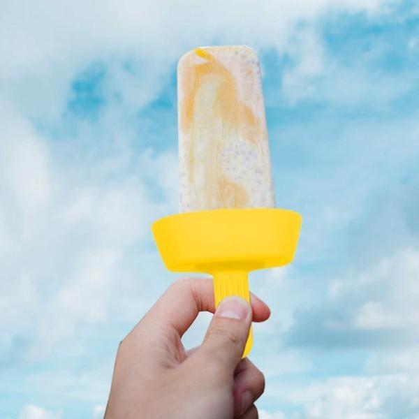 무더운 여름철 아이스크림 흘러내림 방지 거치대 막대 아이스크림 받침대 위생적이고 깔끔한 피크닉 용품