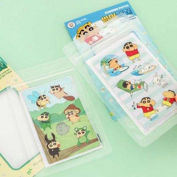 짱구 시트로넬라 썸머패치 4P 여름 캠핑 모기 스티커