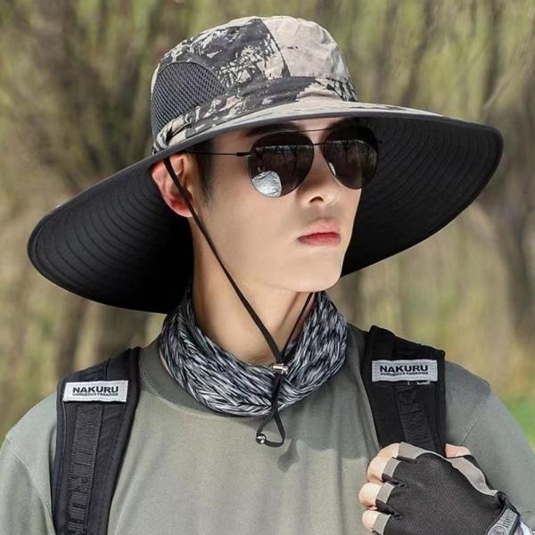 남자벙거지모자 여름 바캉스 메쉬 벙거지 챙넓은 사파리 모자