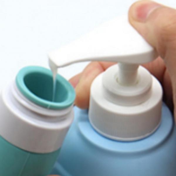 수영장 여행용 크림 고리형실리콘공병 90ml 샴푸통 튜브용기 거품용기