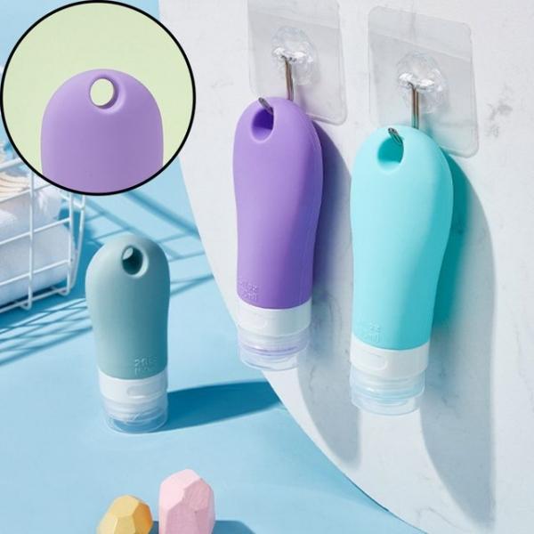 고리형공병 60ml 38ml 핸드크림공병 실리콘 수영장