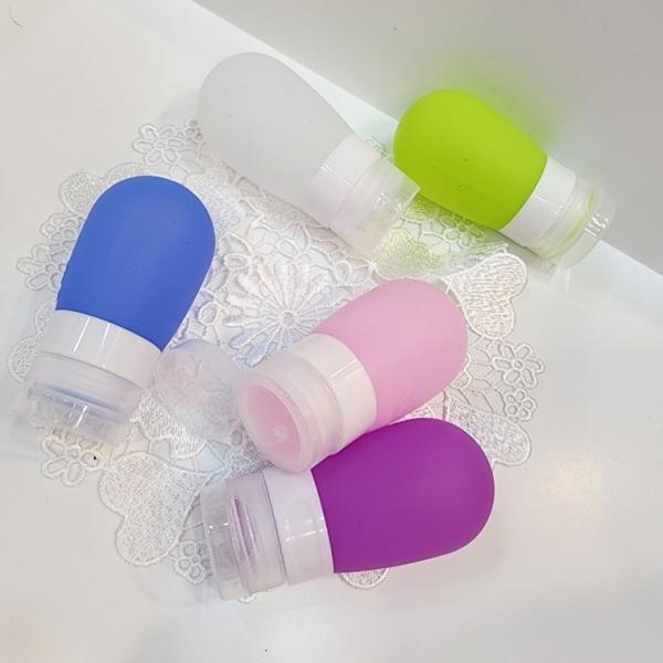 헬스장 수영장 실리콘 공병 여행 휴대용 소분 80ml 용기