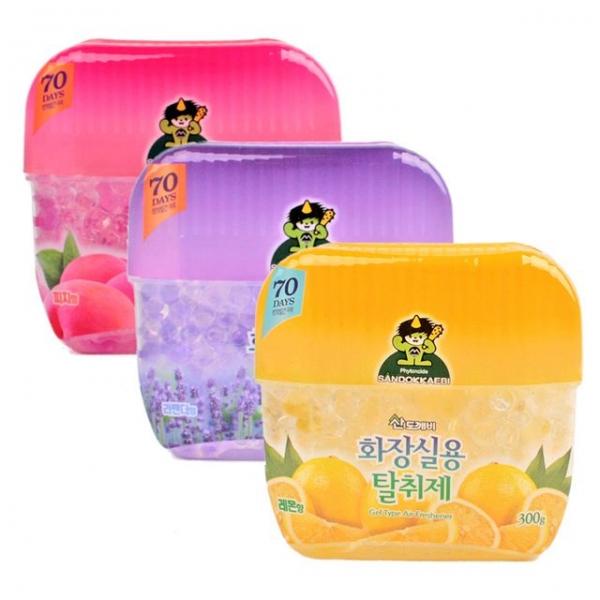 산 화장실공기탈취제 비치형 향기 택1개