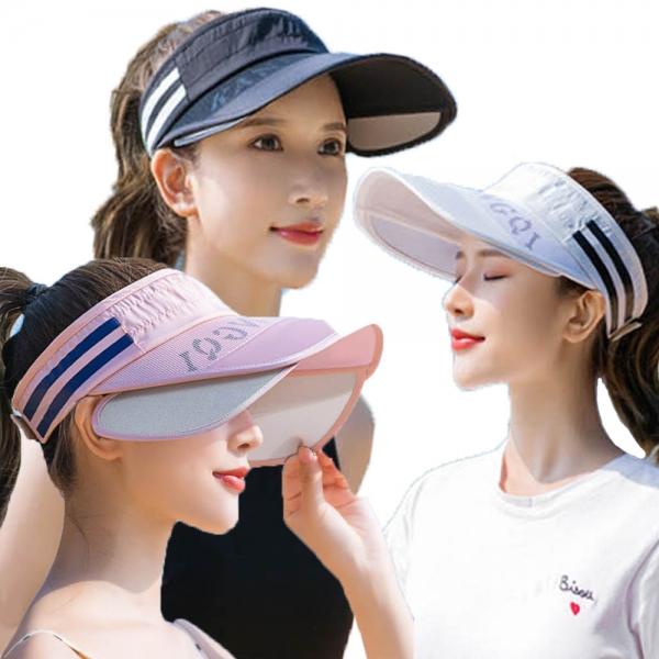 양날개형 햇빛 차단 여성 썬바이저 캡모자