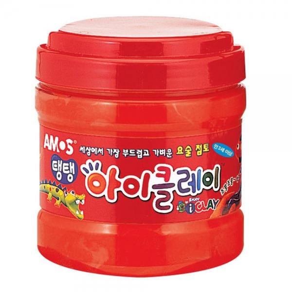 아모스 탱탱 아이클레이 대용량 버킷 400g (빨강)