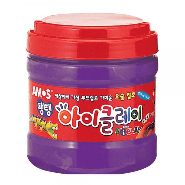 아모스 탱탱 아이클레이 대용량 버킷 400g (보라)