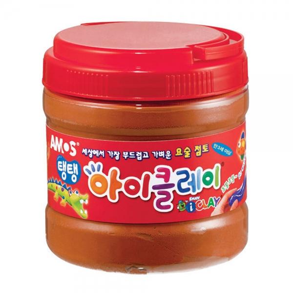 아모스 탱탱 아이클레이 대용량 버킷 400g (갈색)